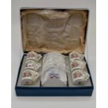 Royal Worcester boxed six piece coffee set