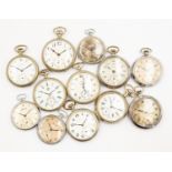 Collection of early to mid 20th Century pocket watches,