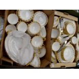 Large collection of Royal Crown Derby dinner ware,