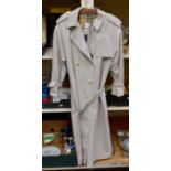 A Burberry 1990's cream Trench Mackintosh with belt,