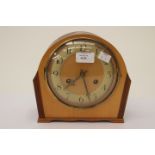 1950s wooden case mantle clock