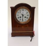 A French movement mantel clock,