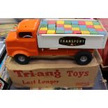 Triang; a boxed Tri-ang brick lorry,