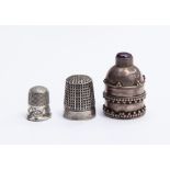 Thimbles one silver,