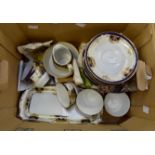 Noritake tea set, large sandwich plate, five cups, ten saucers,