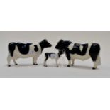 Beswick; Friesian family group consisting of bull C1439, Cow C1362, Calf C1249c.