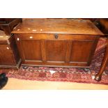 A mid Twentieth Century oak blanket chest