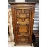 A 1930's oak hallrobe.