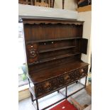 One 1920's oak dresser