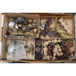 A box of assorted clock parts