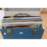 Collection of 1950/1960/1970 records in a case (45/33's)