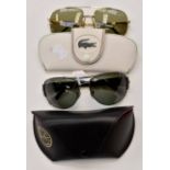 Two pairs of designer sunglasses in case A/F (2)