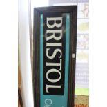 Bristol tipped cigarettes sign