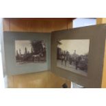 Photograph Interest: two early 20th Century black and white photographic portraits of a European