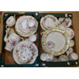 Collection of Royal Crown Derby Posie dinners and tea wares