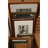 A collection of Napoleonic interest, assorted prints, etchings, etc, framed, of varying sizes,
