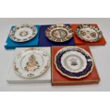 Royal Crown Derby collectors plates to include; Silver Jubilee Imari number 101 of 500,
