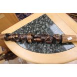 African wooden pole
