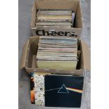 A large music collection of vinyl, LP, records,