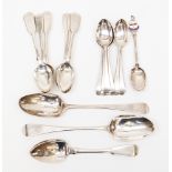 ***WITHDRAWN*** A set of six silver teaspoons,