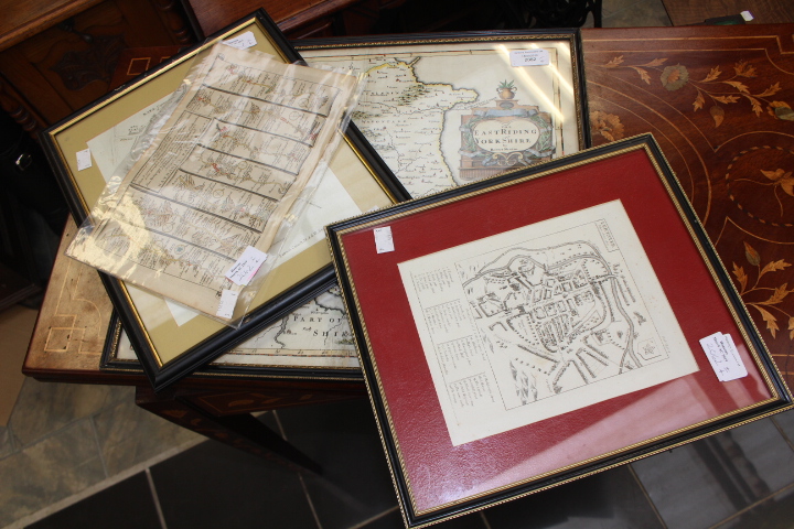 Early prints and original city plans of Leicester,