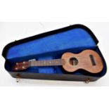 George La Foley Ukulele and case