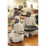 A group of Far Eastern figures, buddhas, soapstone,