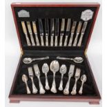 Butler of Sheffield Cavendish collection canteen of cutlery, complete with six place settings,