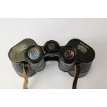 Super Zenith binoculars in leather case