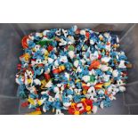 A large collection of Peyo Smurfs,