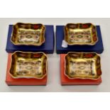 Royal Crown Derby Imari 1128 pattern pin trays,