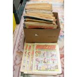 150 Vintage comics including Whizzer and Chips, Twinkle, Barbie, Buster, Mandy, Care Bears,