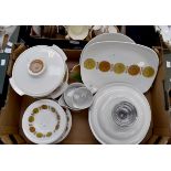 Alfred Meakin early 1960's part dinner service "Amulet" pattern etc