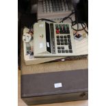 A Henri Selmer & Co Ltd "Clarioline" cased (AF) together with a Sharp calculator,