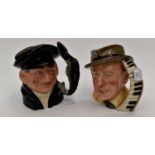 A Royal Doulton "Lobster man" character figure D6617 and the Celebrity collection "Jimmy Durante"