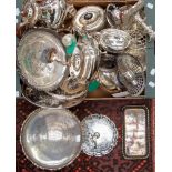 Collection of plated items,