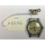 WW2 British RAF issue Omega wristwatch. Case marked to reverse with Broad Arrow 6B/159 A20938.