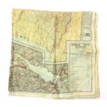 WW2 RAF Silk Escape Map Sheet A France, Belgium, Holland.