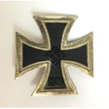 WW2 Third Reich Eisernes Kreuz 1. Klasse. Iron Cross 1st class 1939. Maker marked "4" to pin.