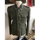 WW2 Third Reich Waffen SS 1943 pattern Feldbluse field tunic.