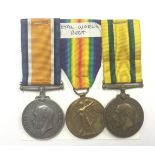 WW1 British Medal group to 265234 Pte J Mason,