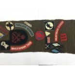 WW2 British ATS Scarf made by the Christian Science War Relief Committee, Boston, USA.