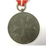 WW2 Third Reich Deutsche Verdienstmedaille/Bronze Verdienstmedaille. Bronze Medal of Merit.