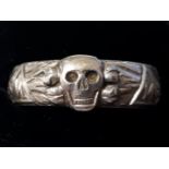 WW2 Third Reich SS-Ehrenring SS Honour Ring. Inscribed "Slb Feinauer 21. 6. 44 H Himmler".