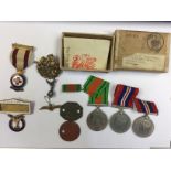 WW2 British WAAF Medal group consisting of Defence Medal and War,