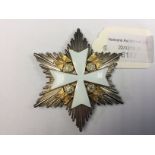 WW2 Third Reich Deutsche Adlerorden Stern. Order of the German Eagle Star.