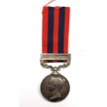 India General Service Medal with Chin Lushai clasp to 1264 Pte E Neal 1st Bn KOScoBord.