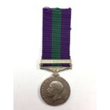 GR V General Service Medal with Iraq Clasp to Clerk Balak Ram Bhaktiar, Tank Corps.
