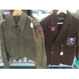 WW2 British REME Captains Battledress Blouse, Canadian made by "Hyde Park Clothes Ltd,