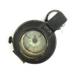 WW2 British MKIII compass with all original black finish intact. Maker marked "T.G. Co.